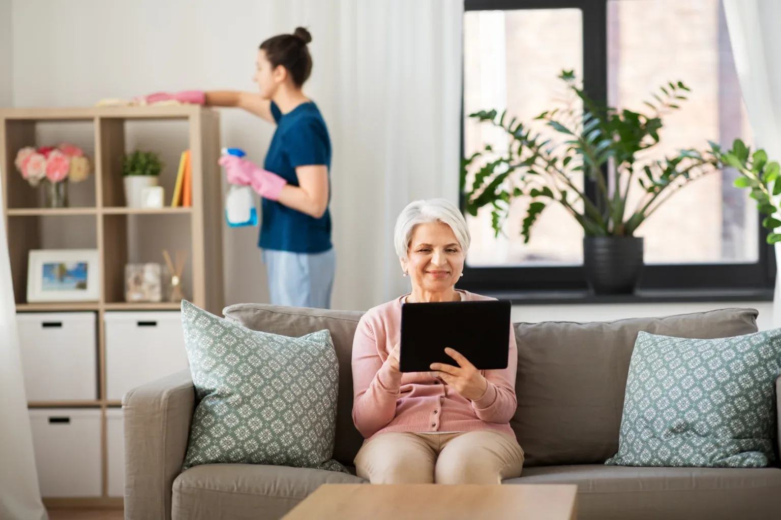 Light housekeeping & laundry
