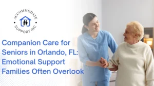 Companion Care for Seniors in Orlando FL | Emotional Support